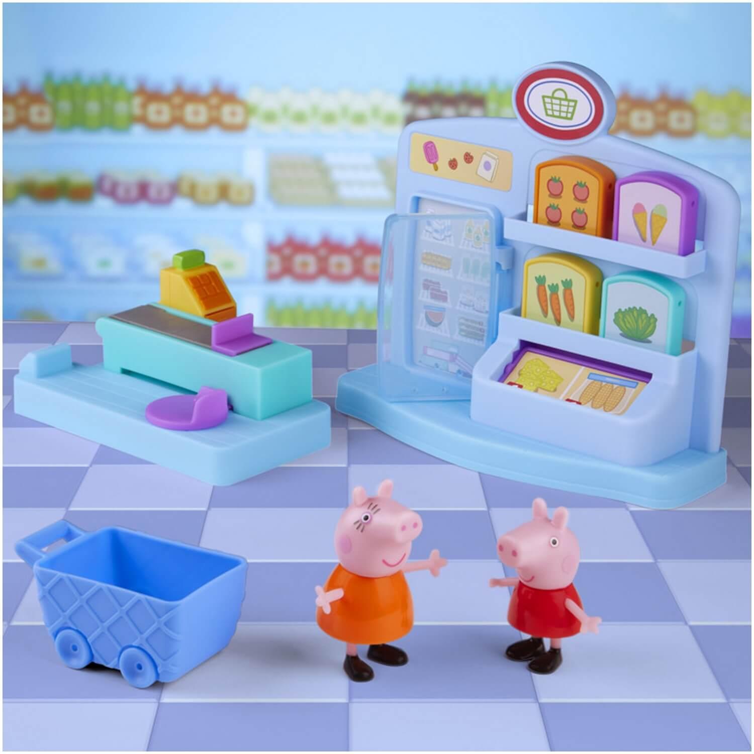 Coffret Peppa Pig : le supermarché - Jeux et jouets Hasbro
