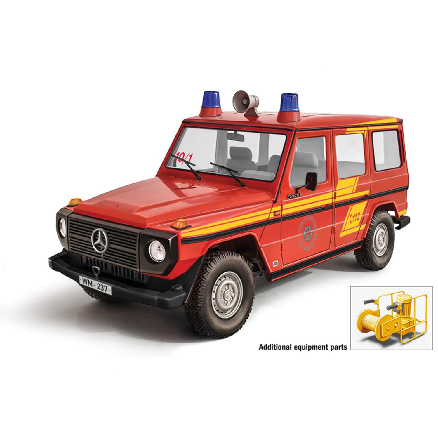 Maqueta de coche: Mercedes G230 Bomberos