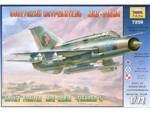 maquette avionâ : mig-21bis soviet fighter