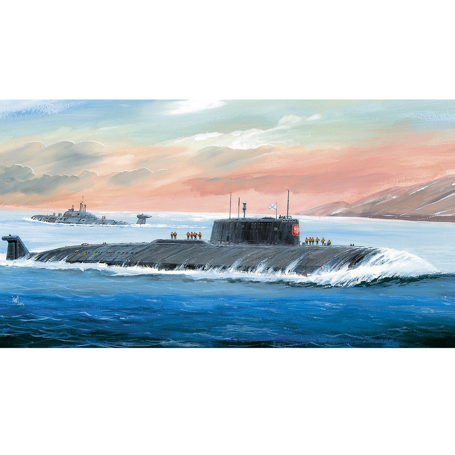 maquette sous-marin nuclã©aire kursk