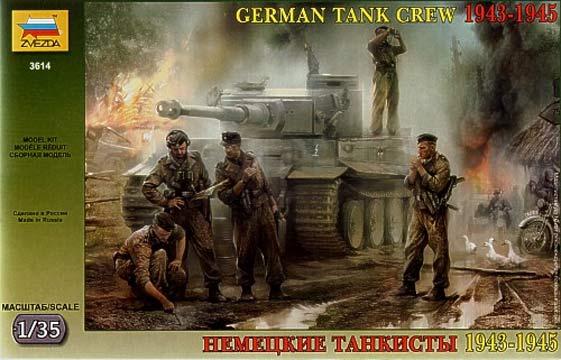 Figurines 2ème Guerre Mondiale : Tankistes allemands