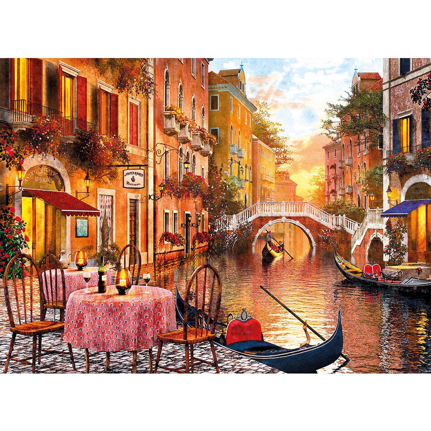 Puzzle 1500 pièces : Venise au crépuscule - Clementoni - Rue des Puzzles