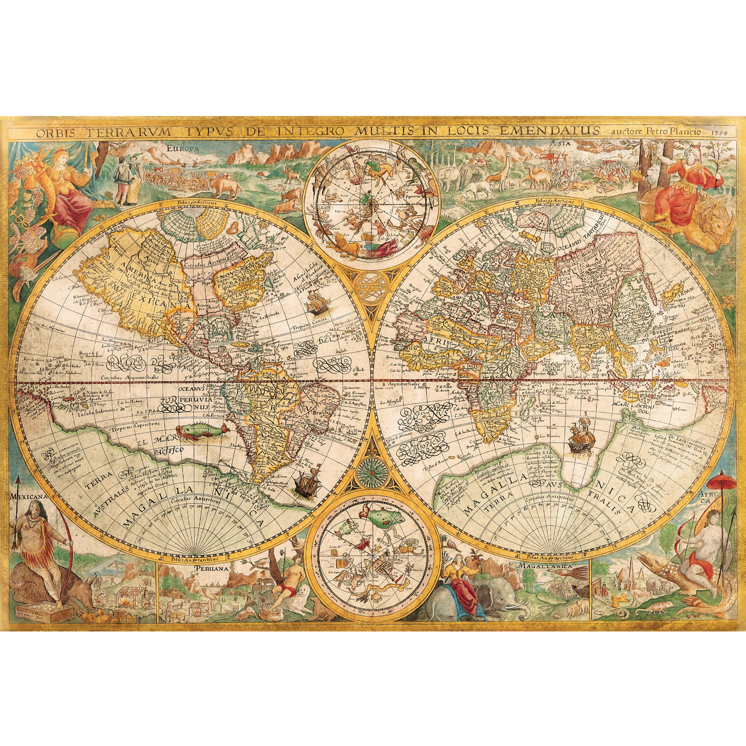 ancienne carte monde