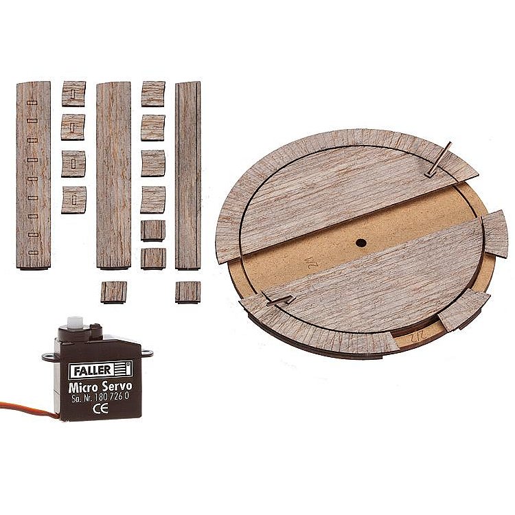 Modélisme ferroviaire HO : Petit set Bw avec servocommande - Faller