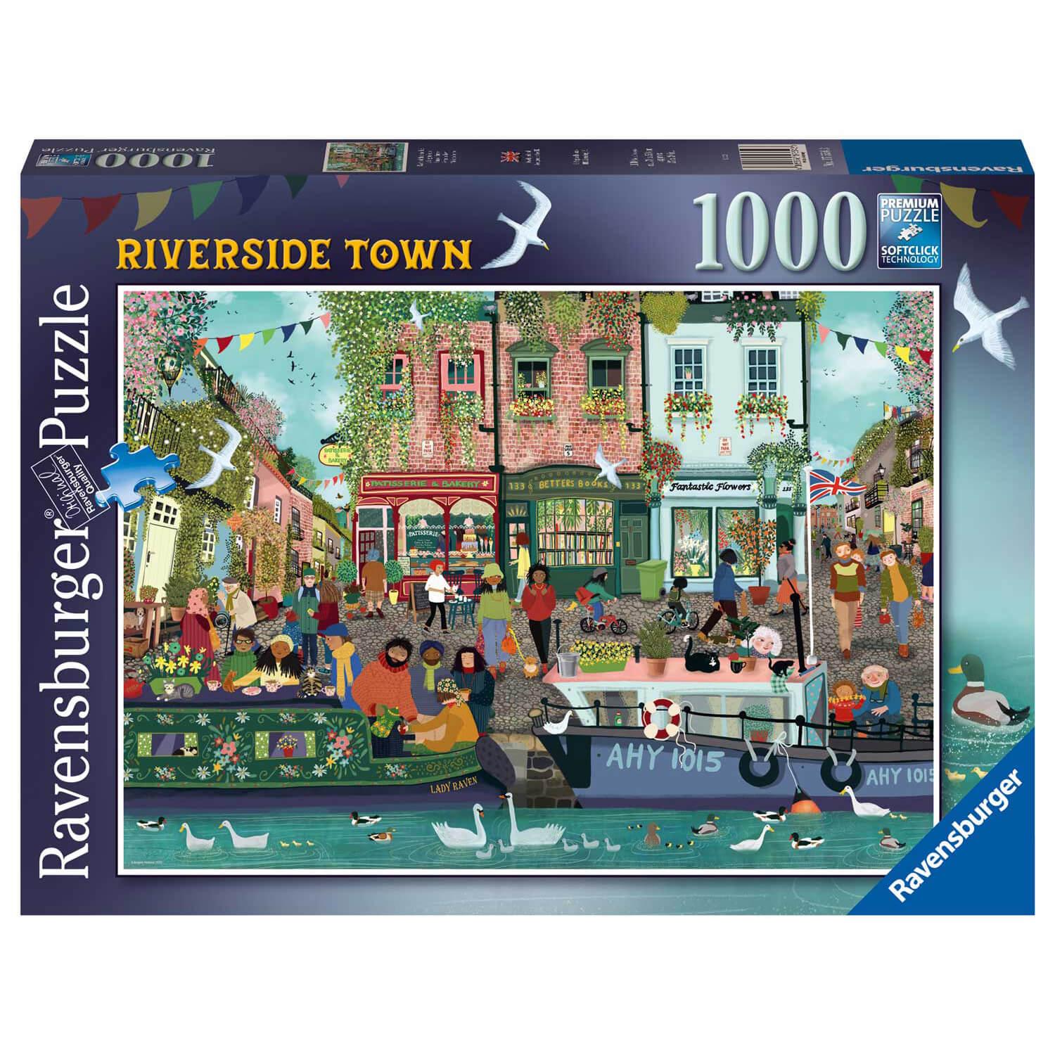 Puzzle 1000 pièces : Fille de carrousel - Yazz puzzle - Rue des Puzzles