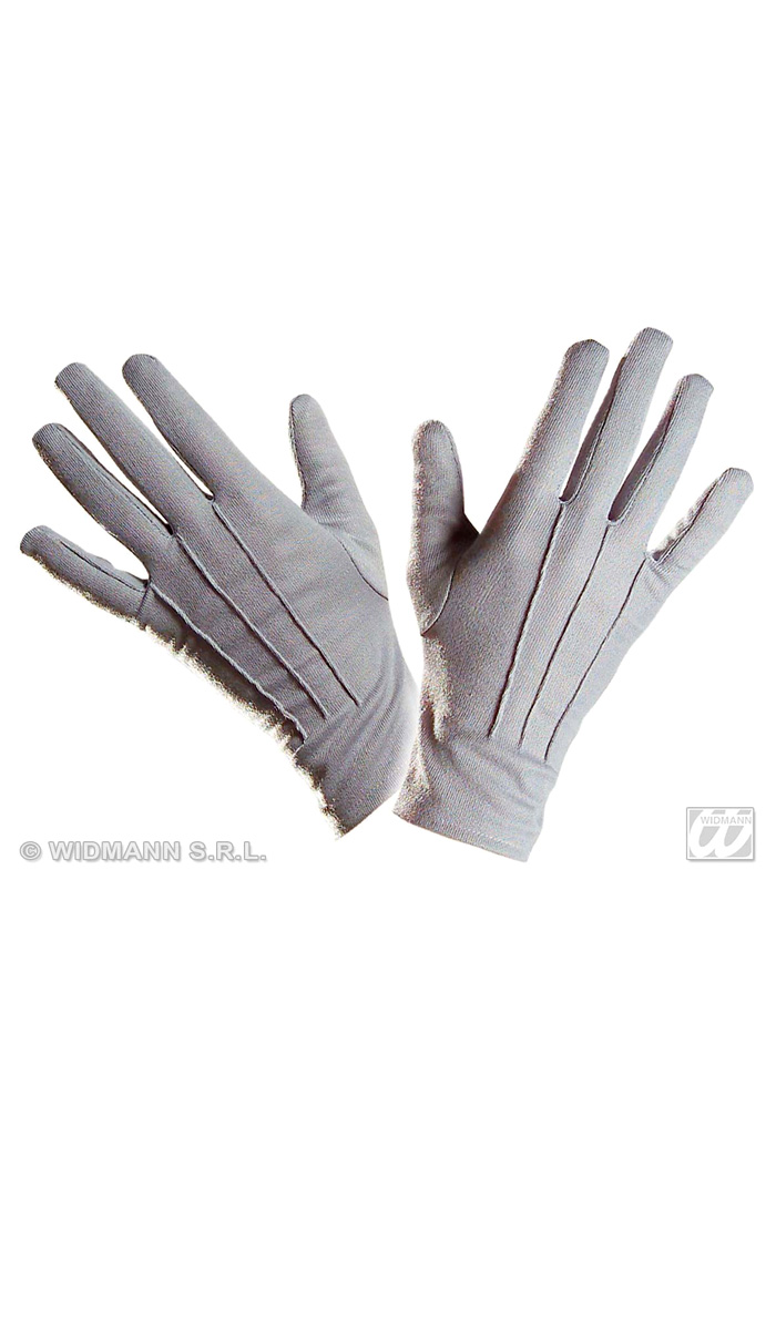 Paire De Gants Courts Gris