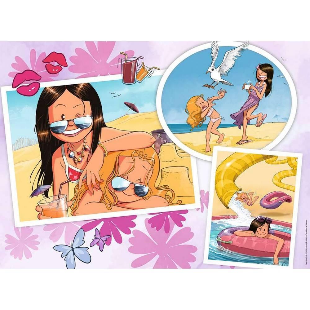 Puzzle 250 pièces Nathan Souvenirs de vacances Les Sisters - vue 2