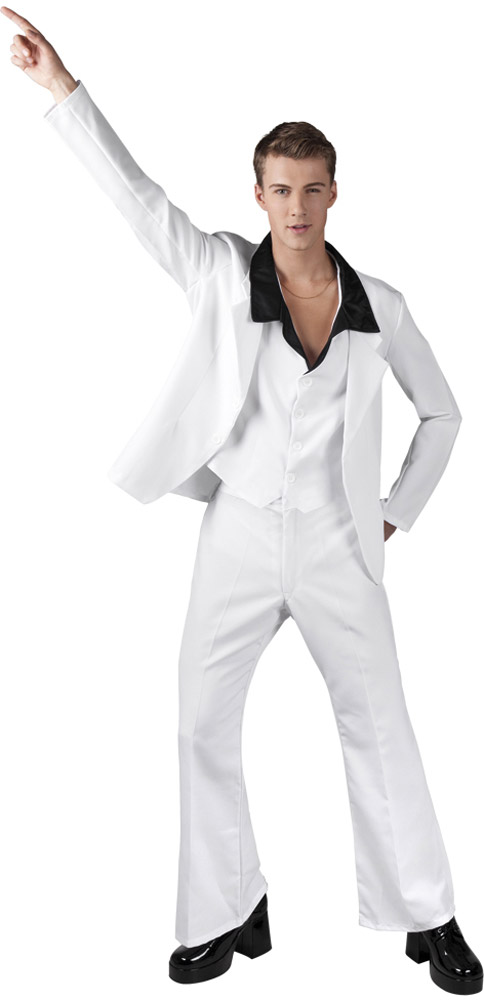 Costume Disco Fever - Blanc