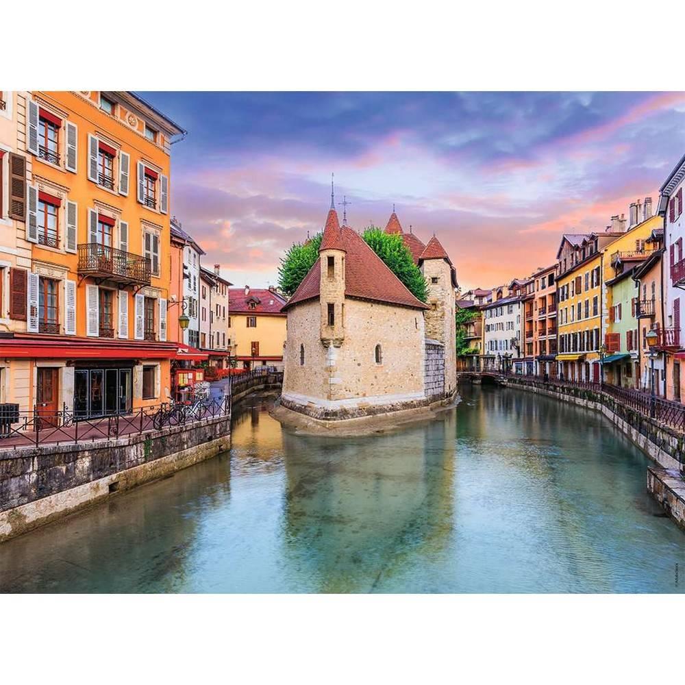 Puzzle 500 pièces : Le Palais de l'Isle, Annecy Puzzle 500 pièces : Le Palais de l'Isle, Annecy