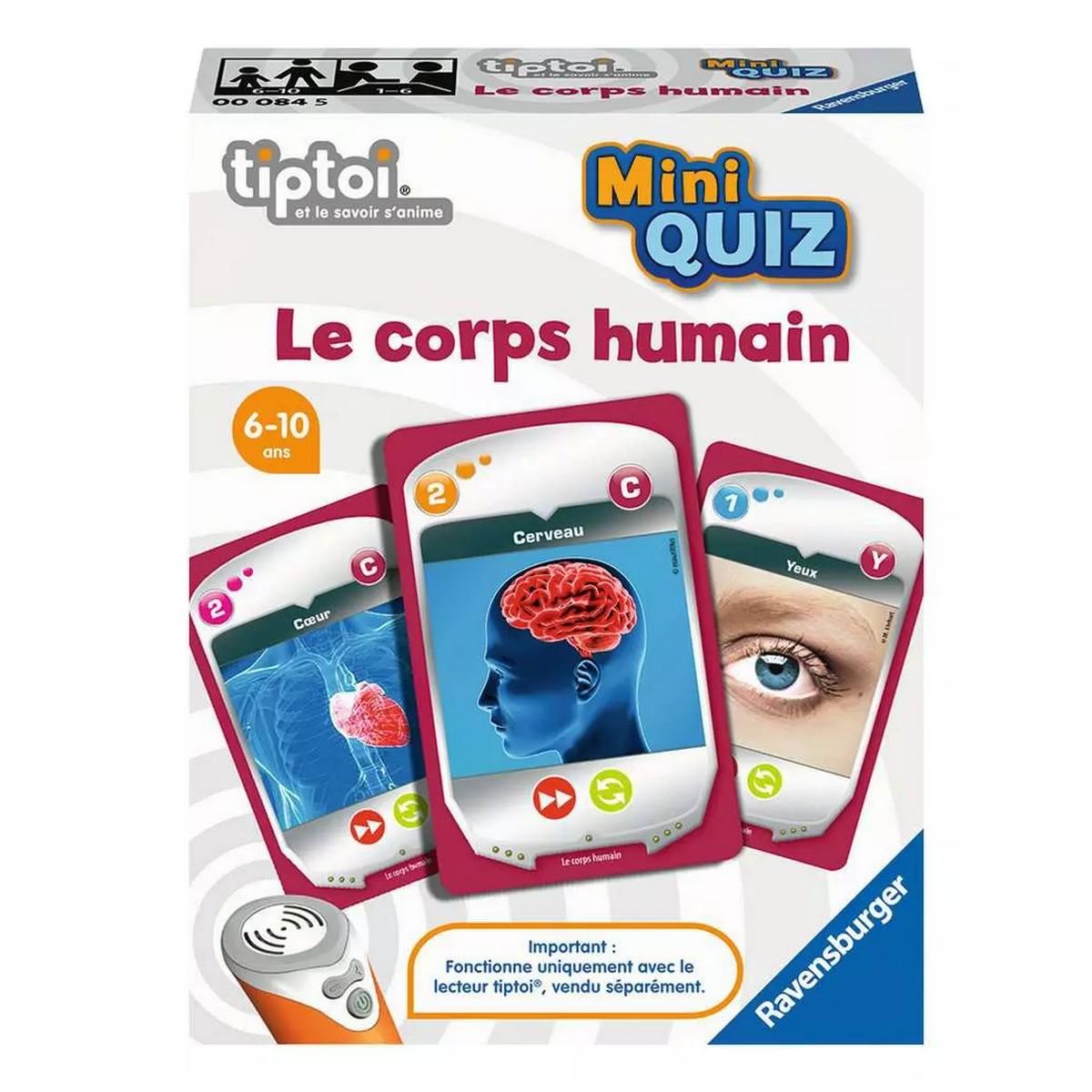 Mini Quiz Tiptoi - Le corps humain - Jeux et jouets Ravensburger
