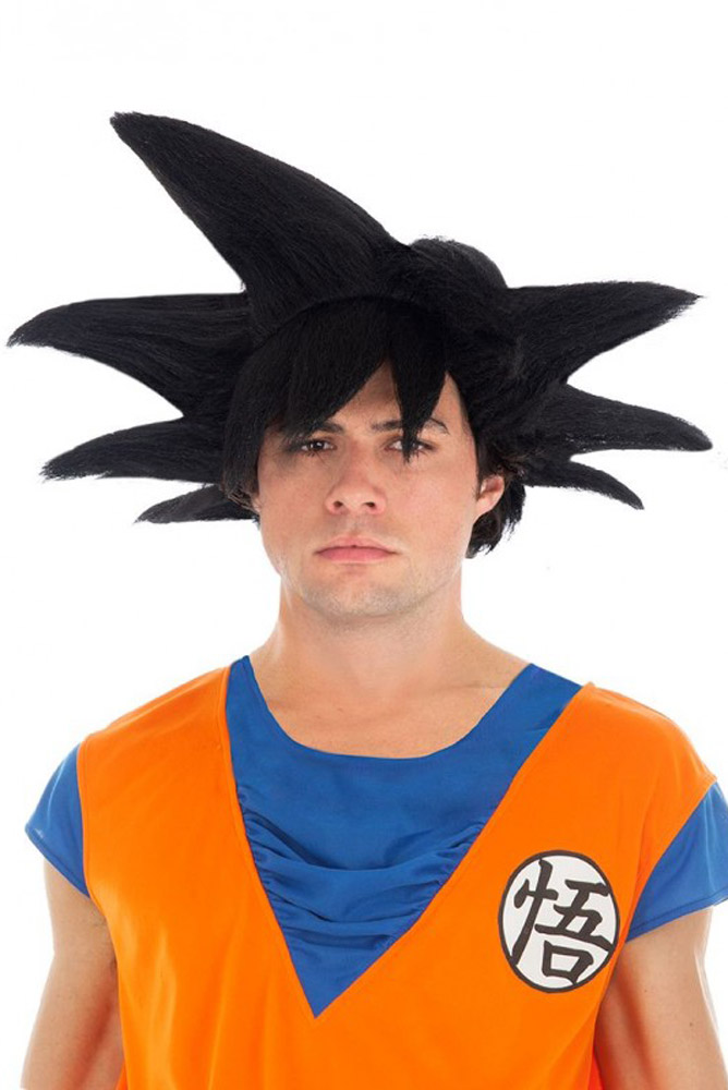 Perruque Goku Saiyan™ Noire - Dragon Ball Z™ - Adulte - Perruque - Rue de  la Fête