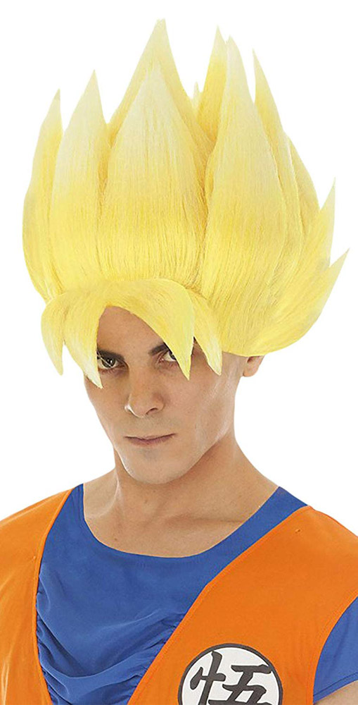 Perruque Goku Saiyan? Blond - Dragon Ball Z? - Adulte