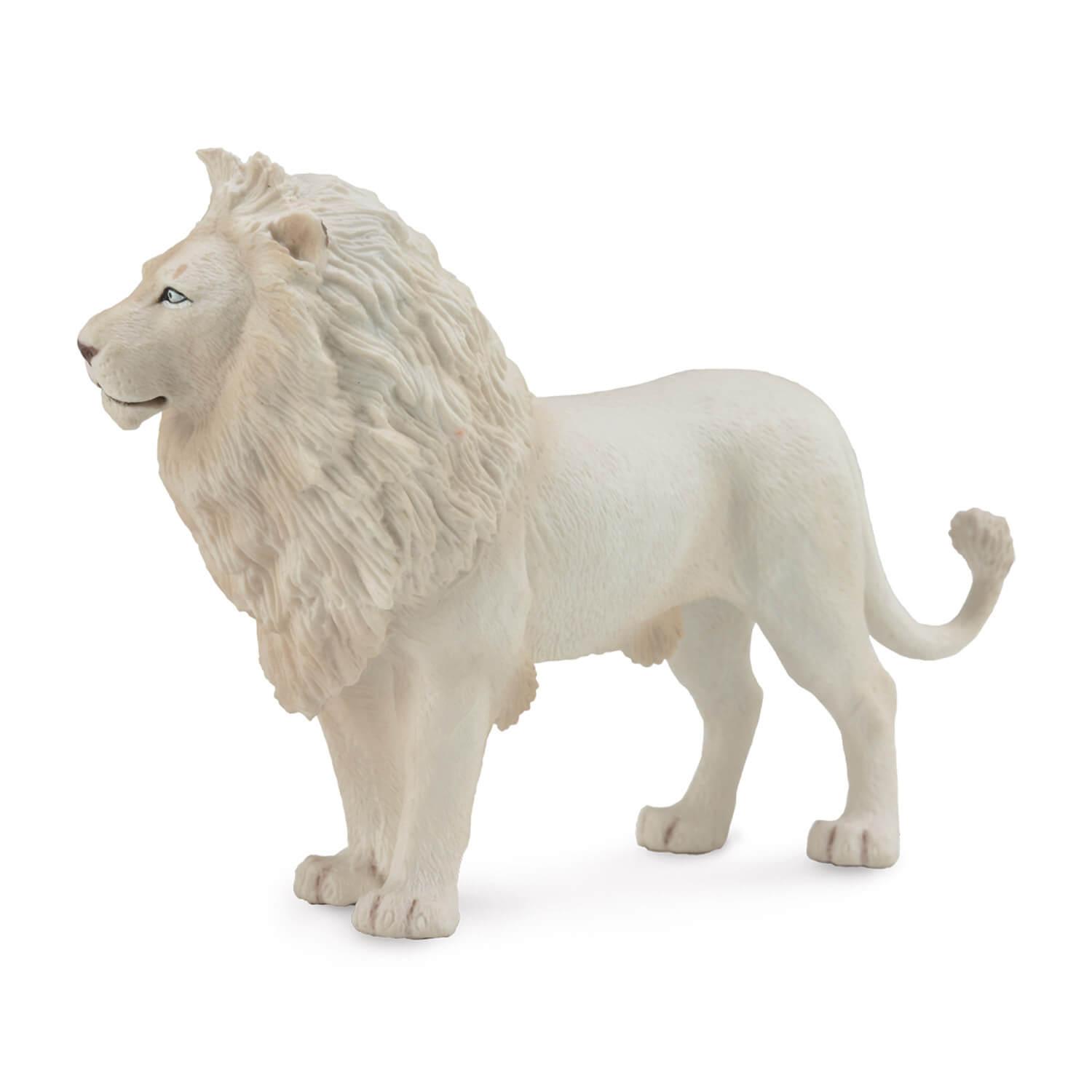 figurineâ animauxâ sauvages (l):â lionâ blanc