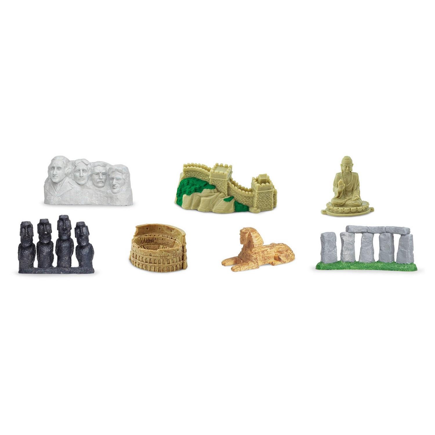 Lot de 7 figurines : Monuments mondiaux