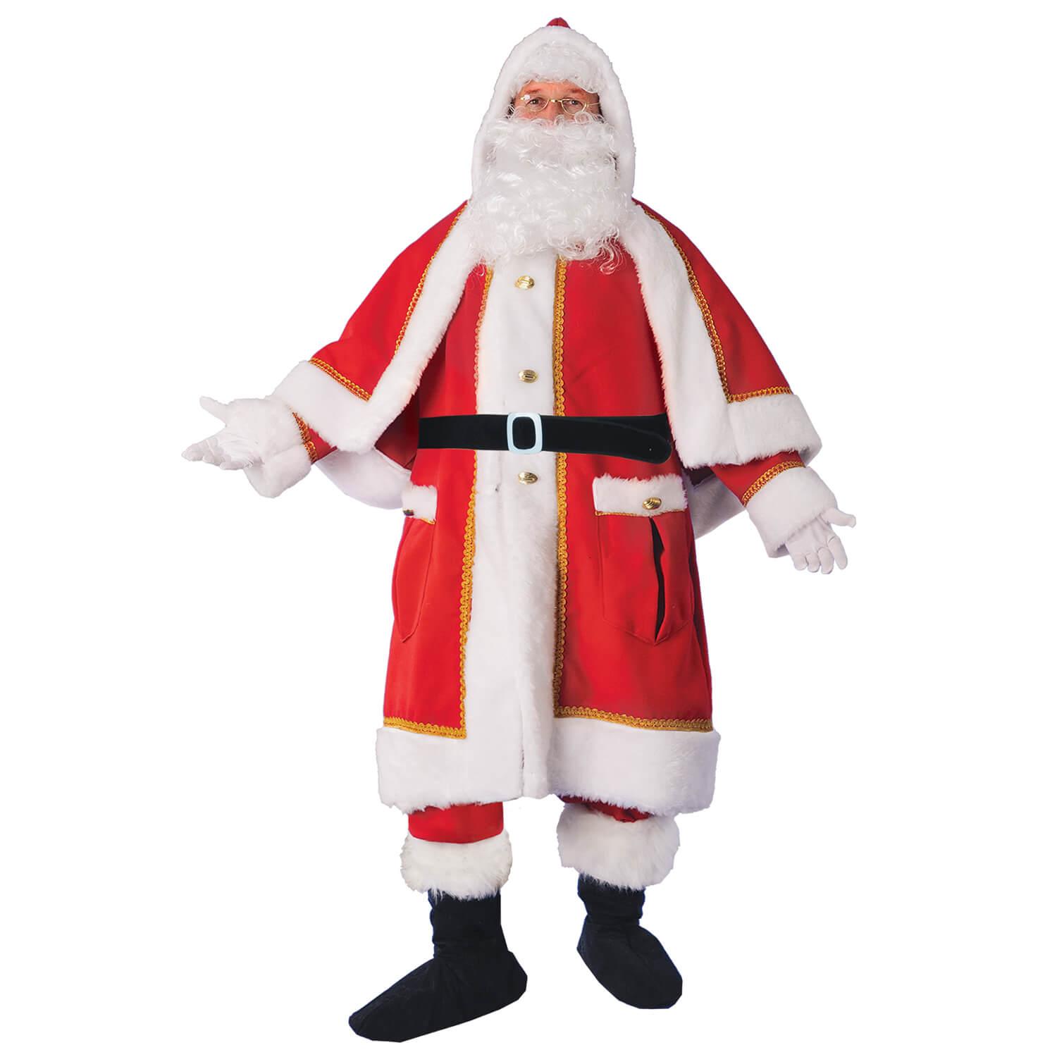 Costume homme père Noël humour rouge et blanc