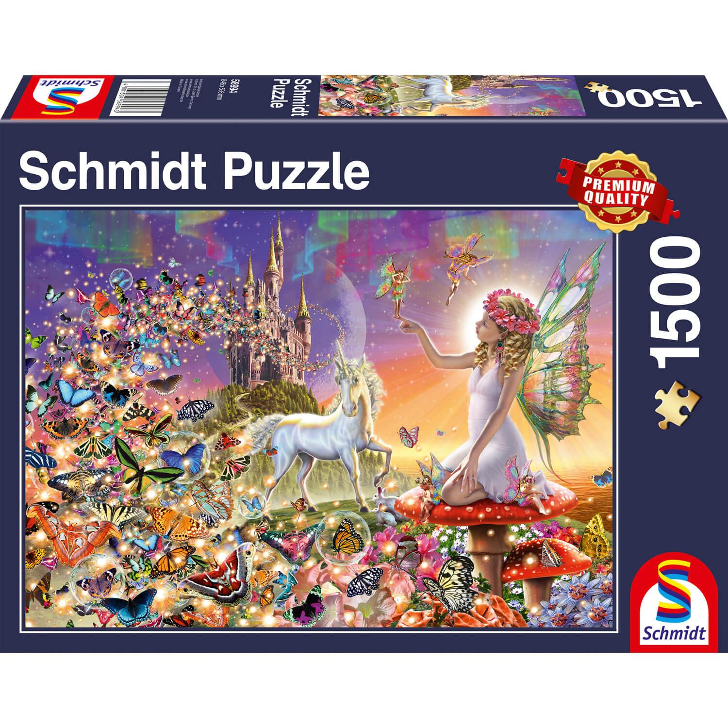 Puzzle adulte 1500 pieces - le monde des licrones blanches - collection  fantastique - clementoni - Puzzle - Achat & prix