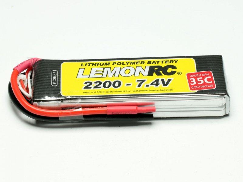 Accu LiPo LemonRC 2200 - 7.4v (35C)