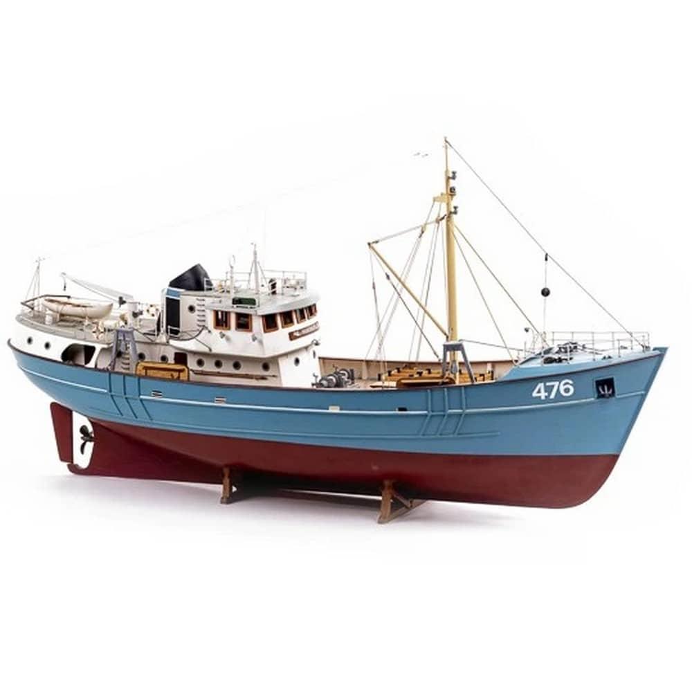 Maquette bateau en bois : chalutier Nordkap