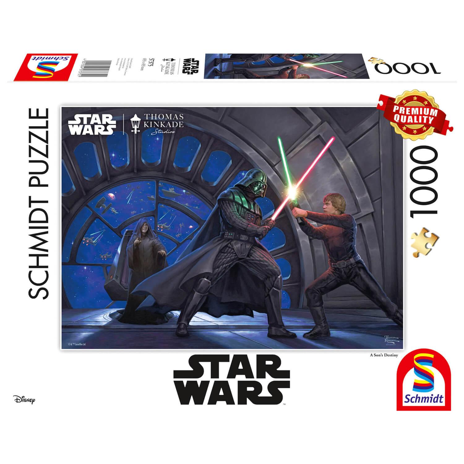 Puzzle 1000 pièces : Star Wars : Le destin d'un fils - Schmidt - Rue des  Puzzles
