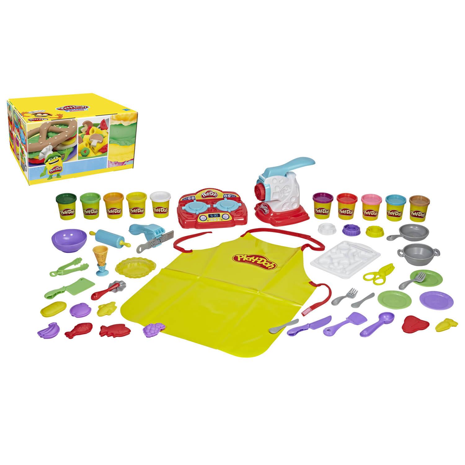 Play-Doh Kit du petit chef cuisinier avec pâte à modeler et 14