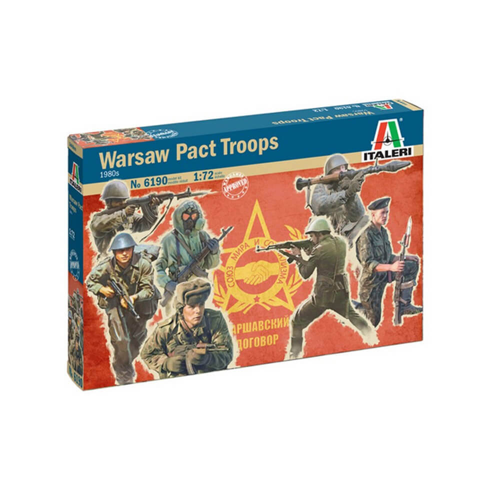 Warsaw Pact Troops 1:72 Figure Kunststoff Modell Kit 6190 Italeri 1980s 