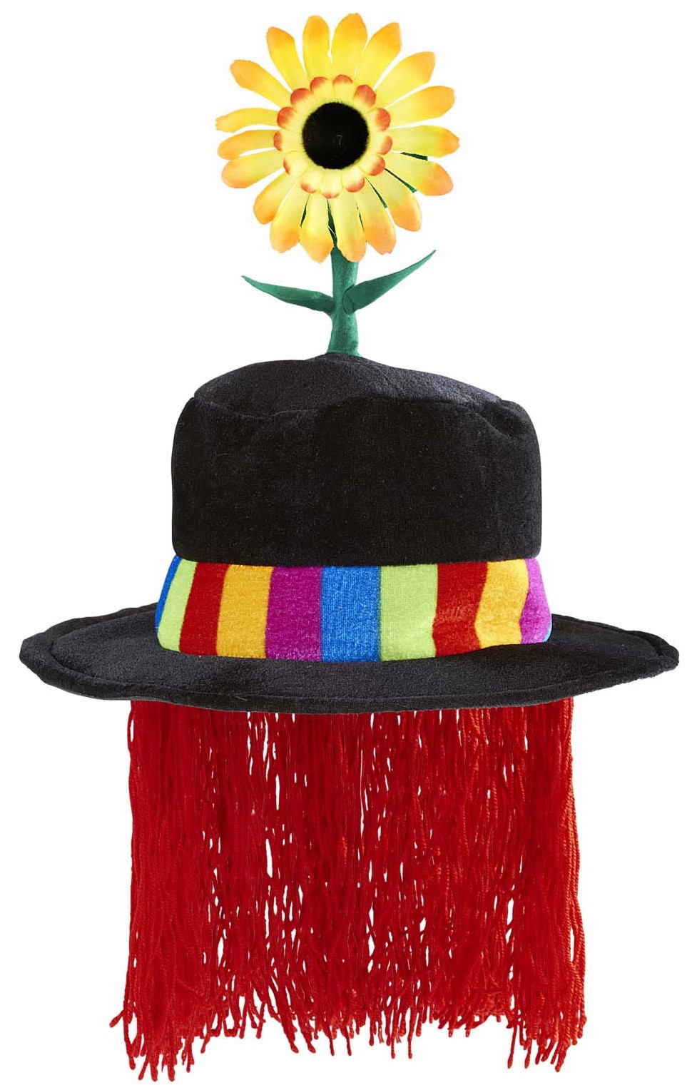 Chapeau De Clown Noir Et Blanc - Bandeau Festif Pour Carnaval, Fête Déguisée Ou Cosplay !