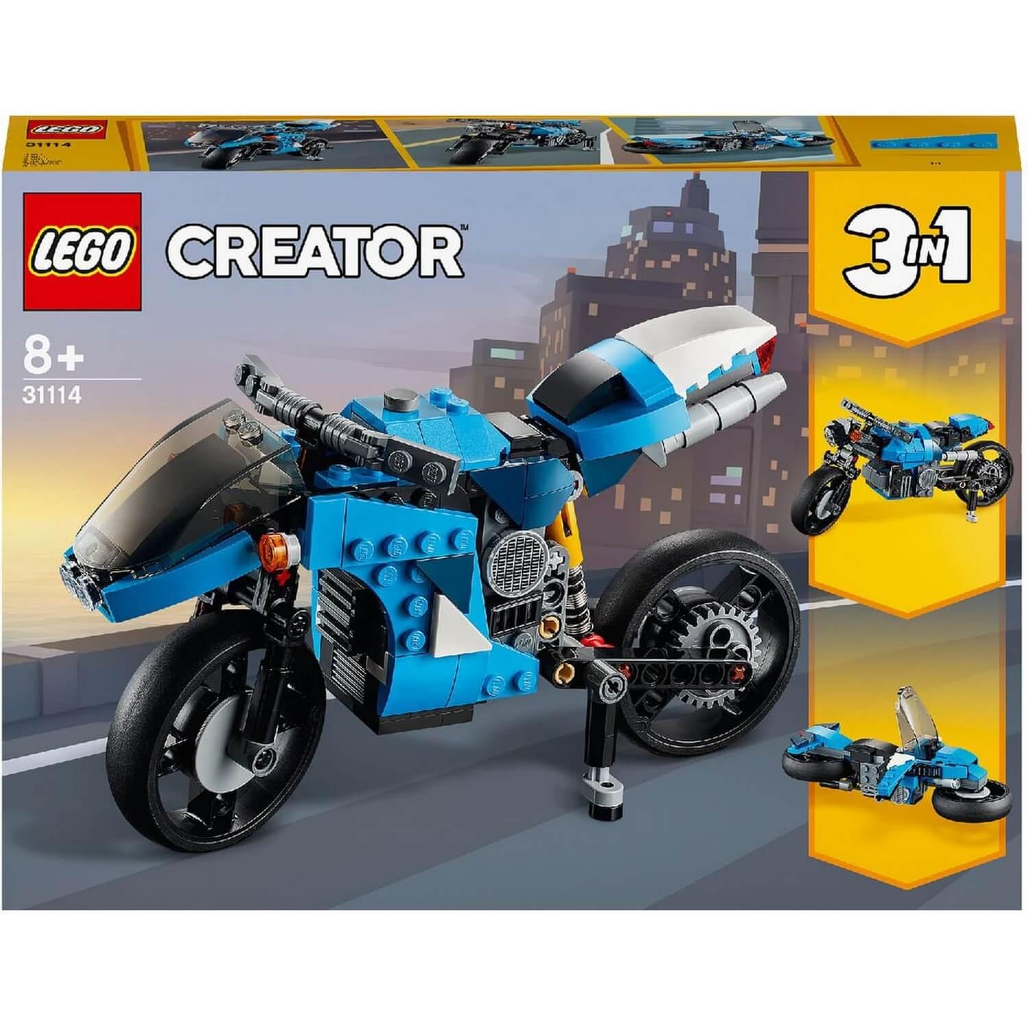 LEGO® 31114 Creator 3-en-1 : La Super Moto - Jeux et jouets LEGO