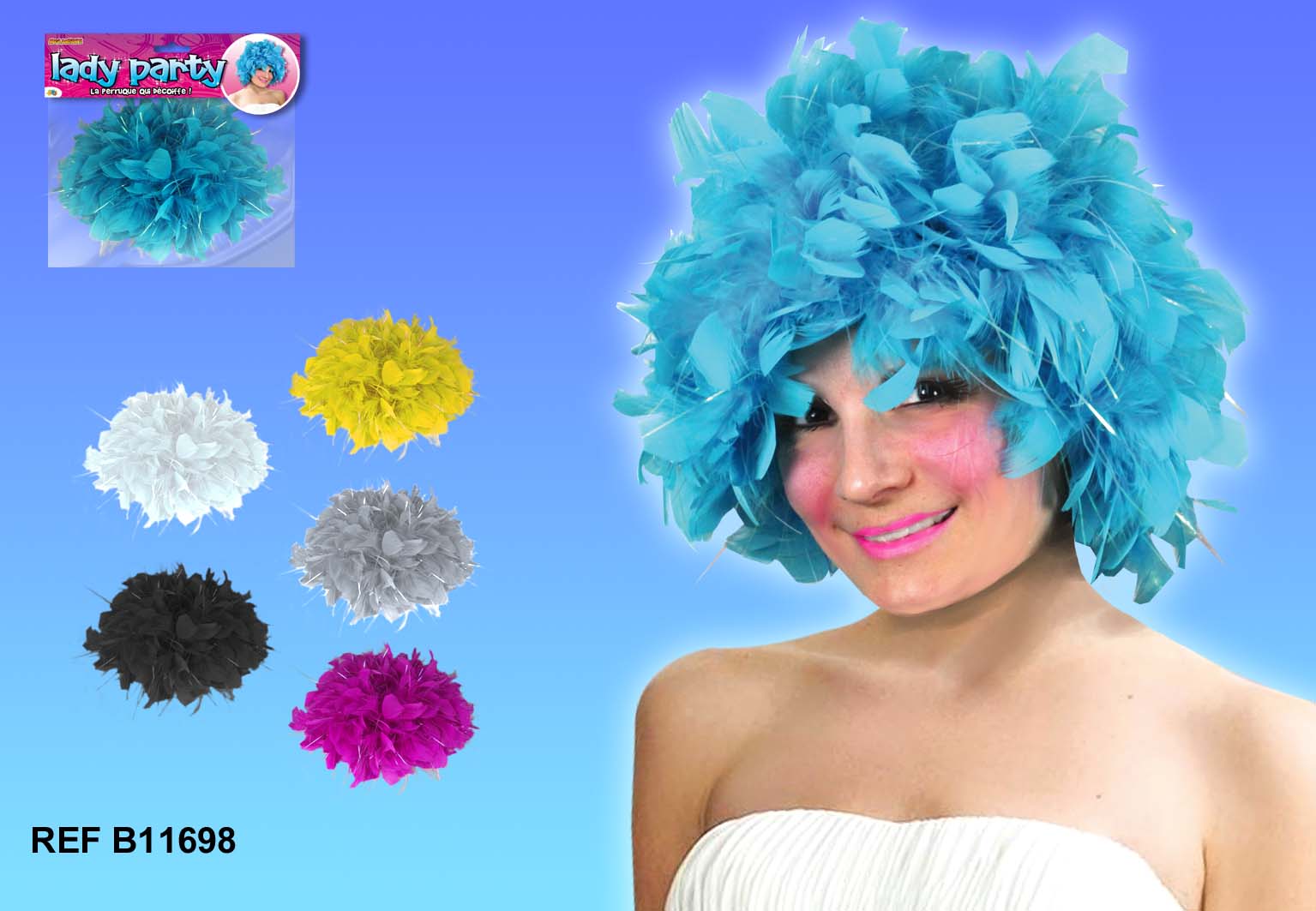 Perruque Lady Plumes