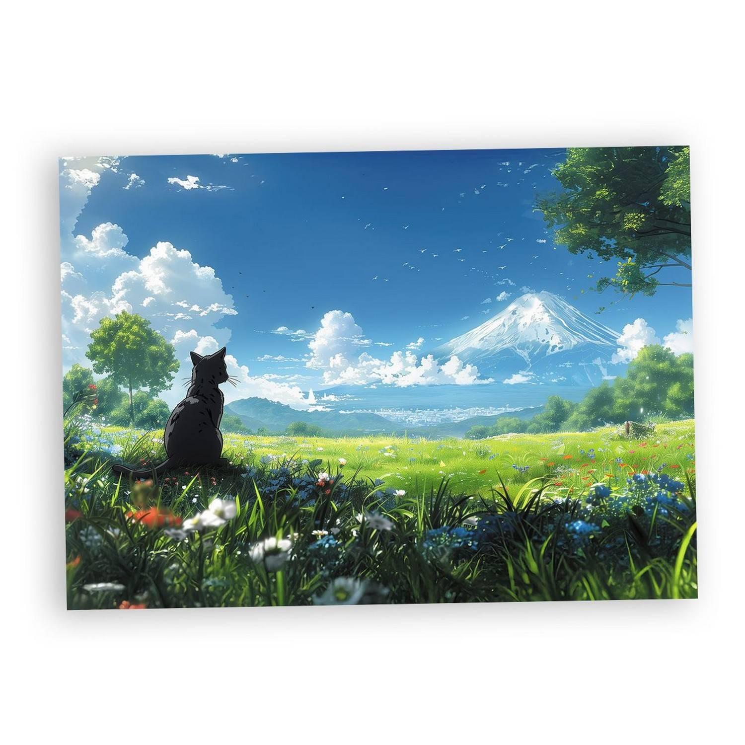 Puzzle 1000 piÃ¨ces : Chat contemplatif