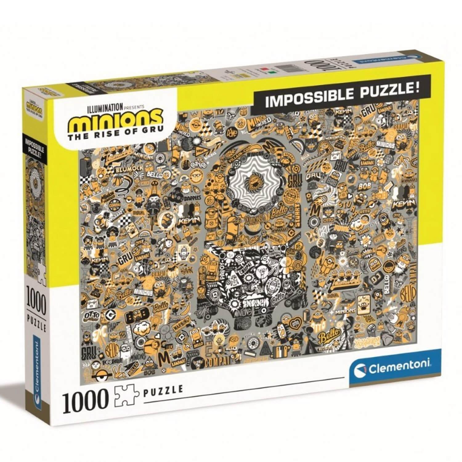 Puzzle 1000 pièces : Impossible : Minions - Clementoni - Rue des