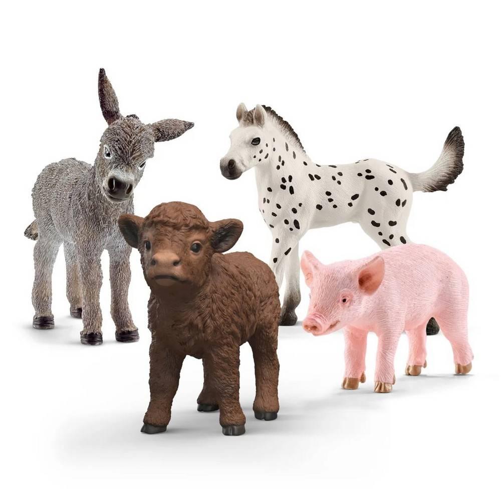 Figurine de bÃ©bÃ©s animaux de la ferme