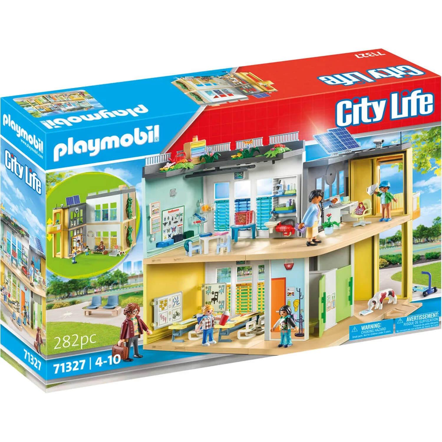 Playmobil 71327 City Life : Ecole aménagée
