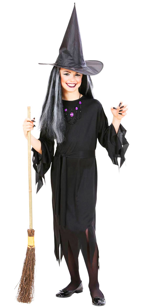 Déguisement De Petite Sorcière - Noir