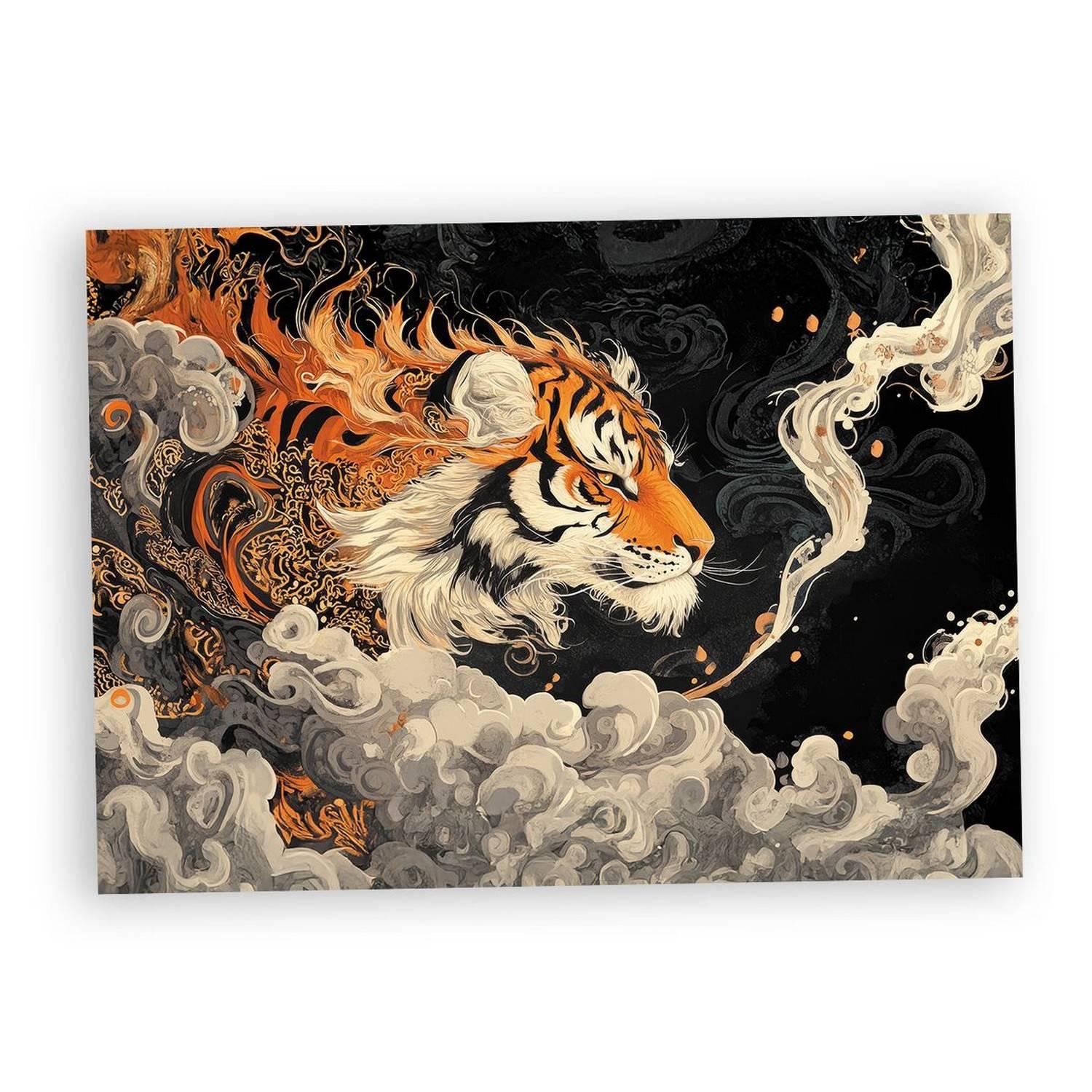 Puzzle 1000 piÃ¨ces : Tigre nÃ©buleux