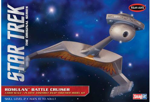 1:1000 Star Trek Romulan Battle Cruiser Polar Lights