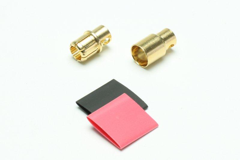 Set Connecteur mâle doré 8.0mm (2 paires) - Extron