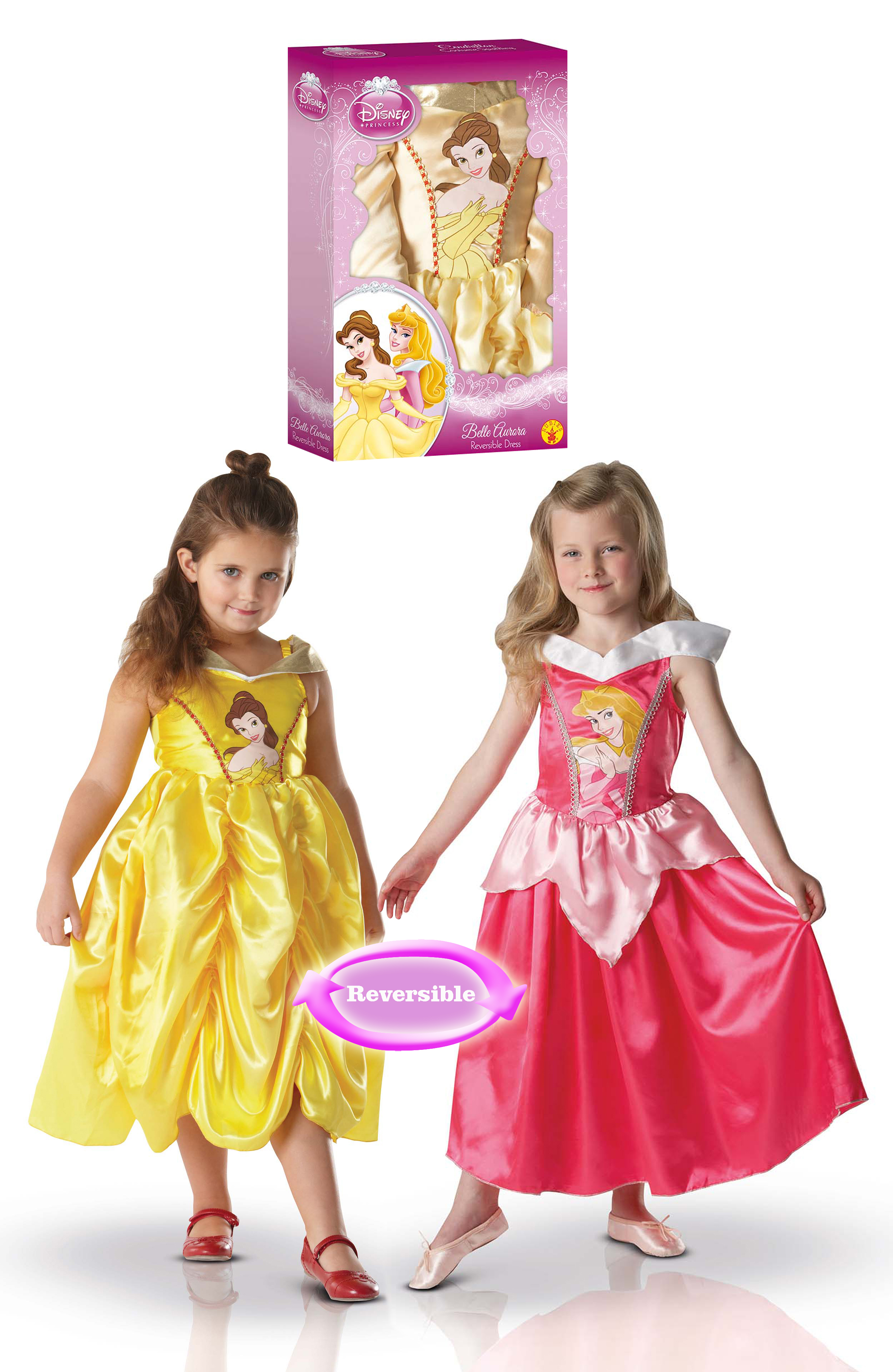 Coffret - Déguisement Réversible Belle™ et Aurore™-Princesse Disney™