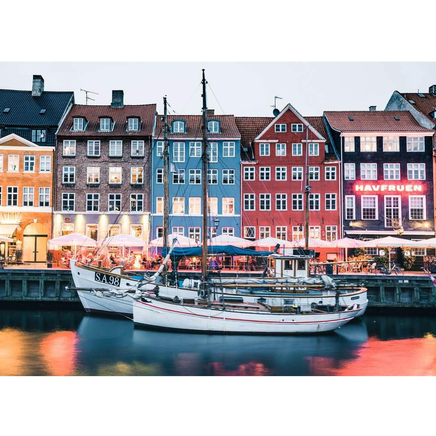 Puzzle 2000 pièces : Port De Copenhague - Educa - Rue des Puzzles