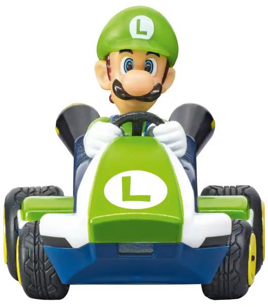 Voiture télécommandée : Luigi - Mario Kart Mini RC - Jeux et jouets Carrera  - Avenue des Jeux