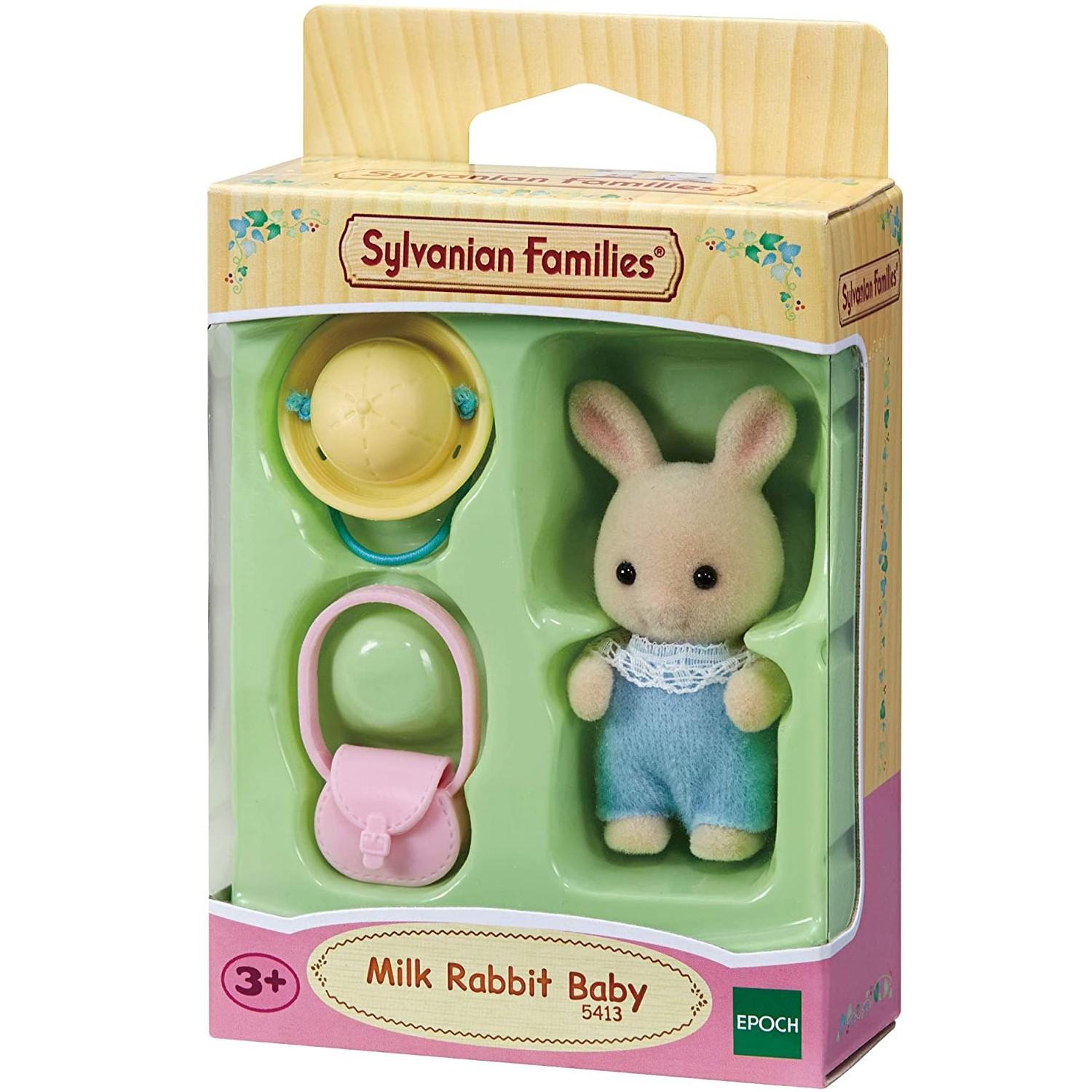 Sylvanian families 5413 : Le bébé lapin crème - Jeux et jouets Sylvanian  Families - Avenue des Jeux