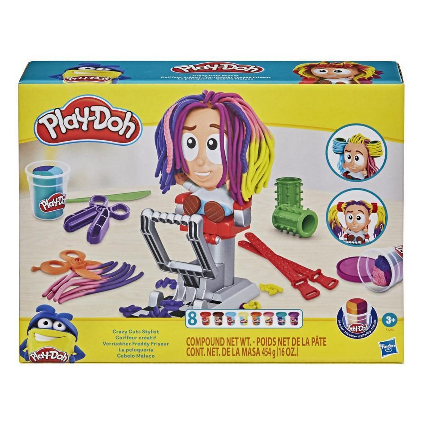 Play-Doh, Mon Premier Kit avec 4 Pots de Pâte a Modeler & Pte à Paillettes  - Dès 3 ans