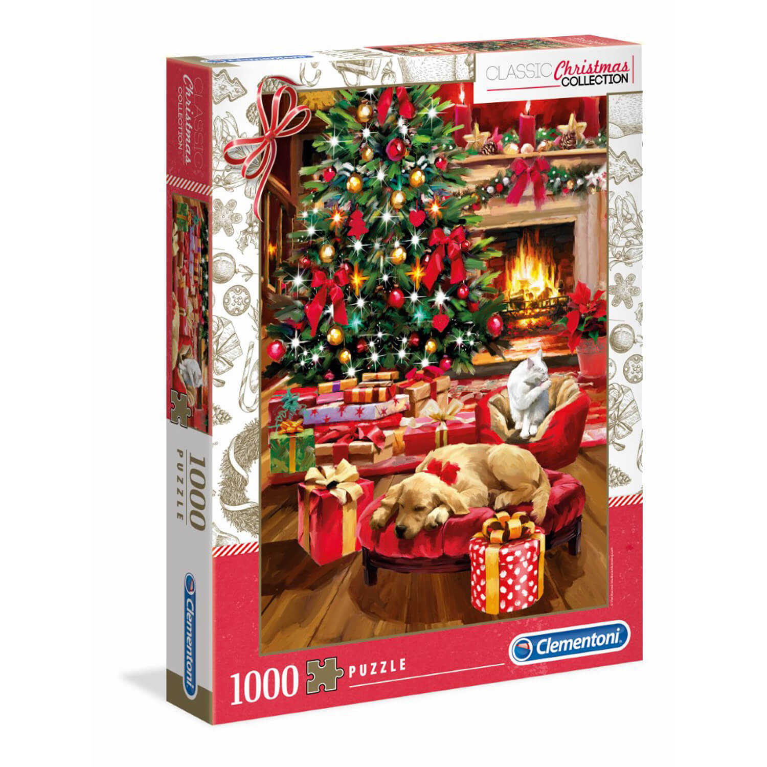 Puzzle 1000 pièces - TREFL - Ambiance de Noël - Adulte - Blanc