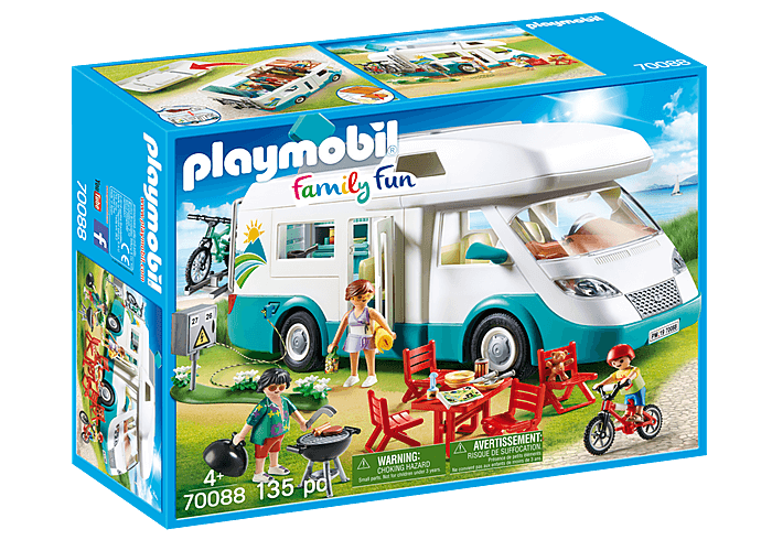 Playmobil 70088 Family Fun : Famille et camping-car