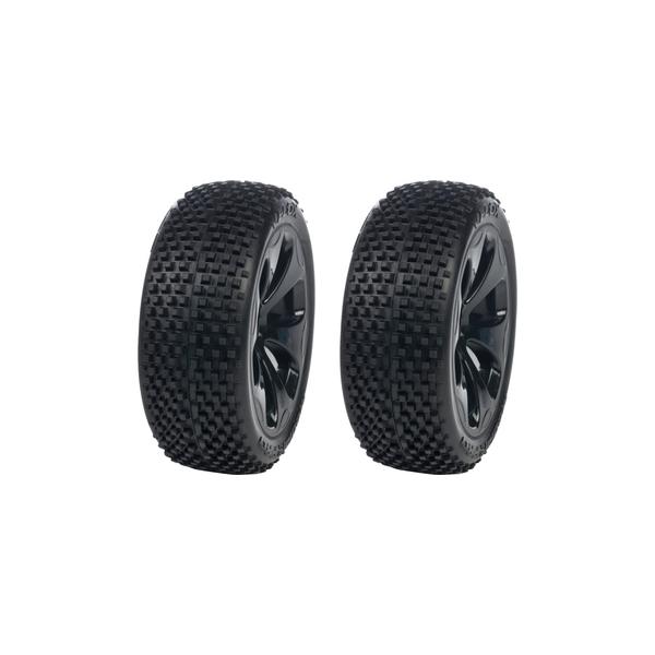 Tyre set pre-mounted Velox RC M3 Soft, fits Rear Medial Pro