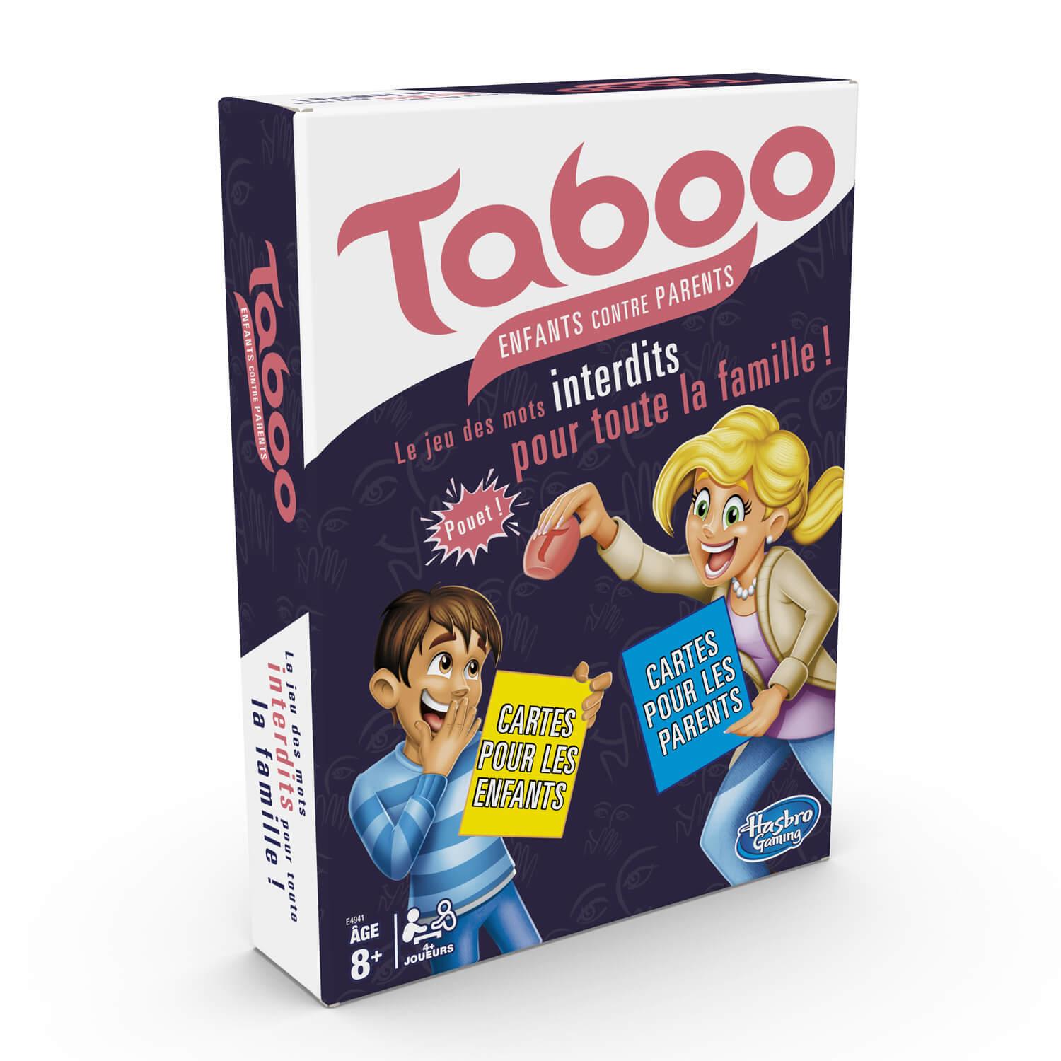 Taboo : Enfants contre parents - Jeux et jouets Hasbro - Avenue des Jeux