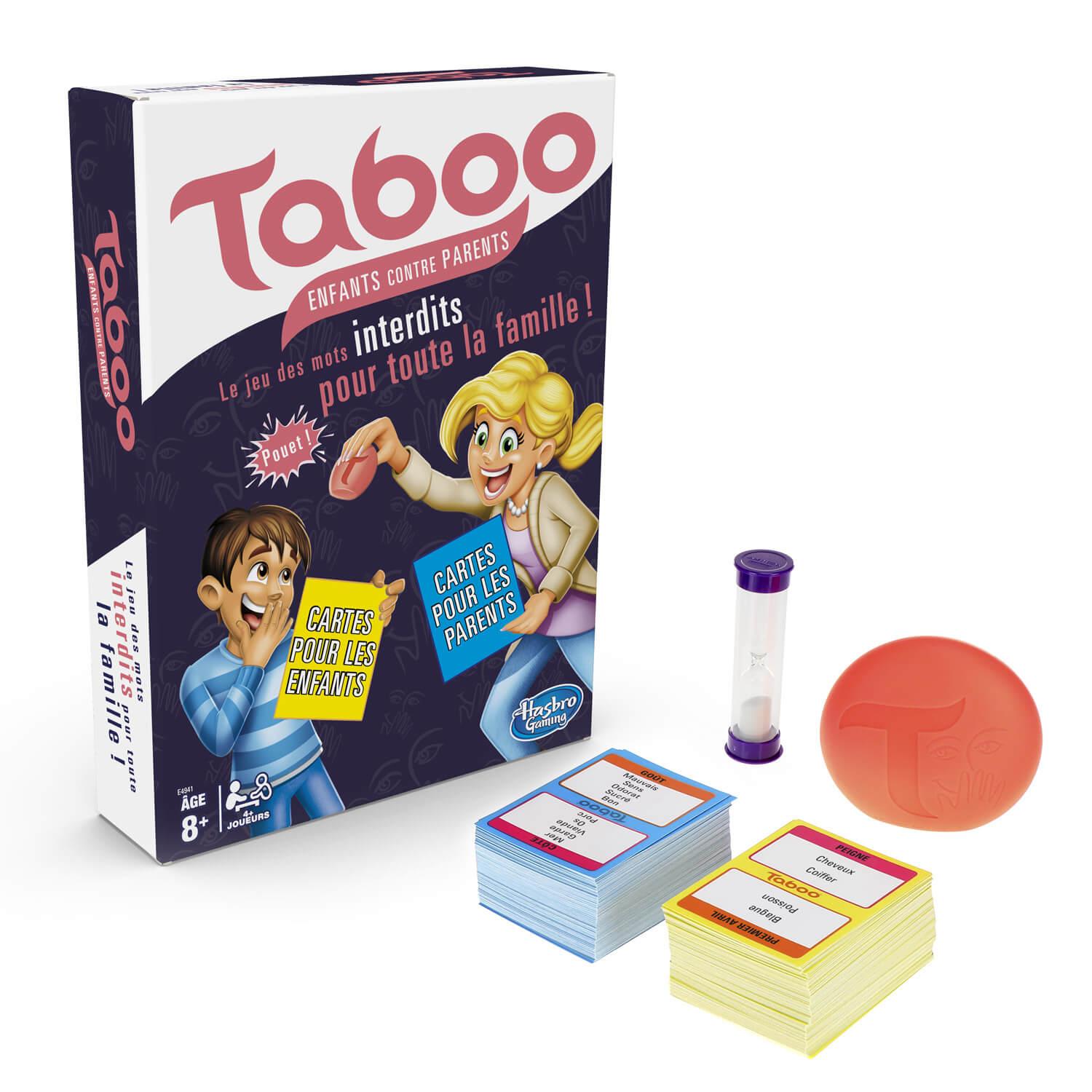 Taboo : Enfants contre parents - Jeux et jouets Hasbro - Avenue des Jeux