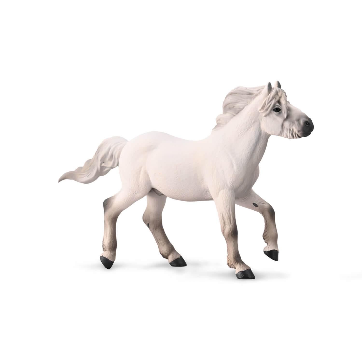 figurine chevaux (xl): ãtalon yakoutien gris