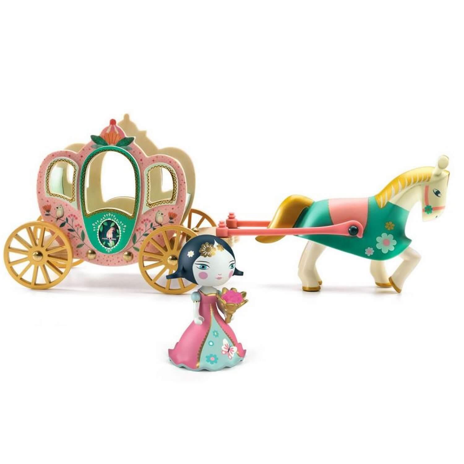 Figurine Arty Toys : princesse Mila et Ze carosse