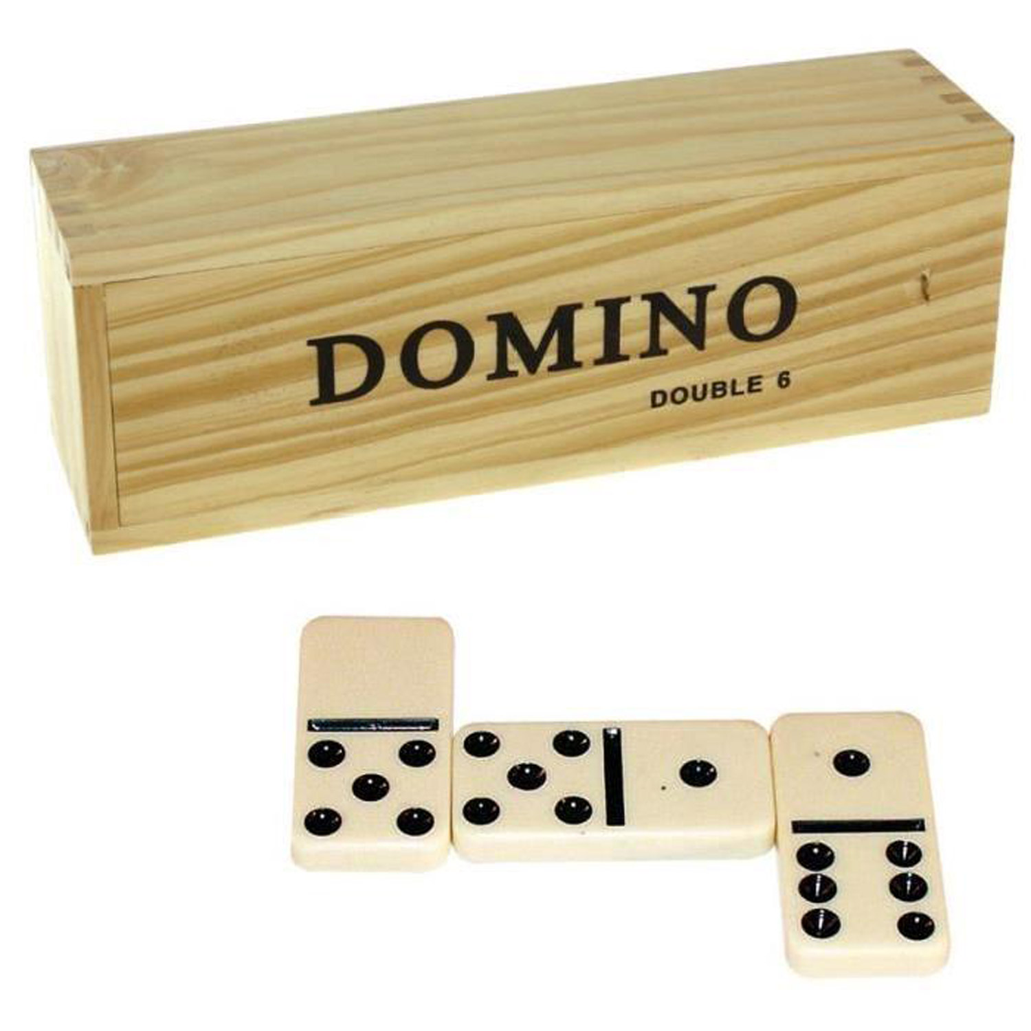 Dominos reversibles les animaux, jouets en bois