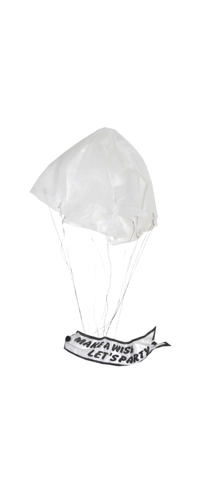 Fusée parachute fluo